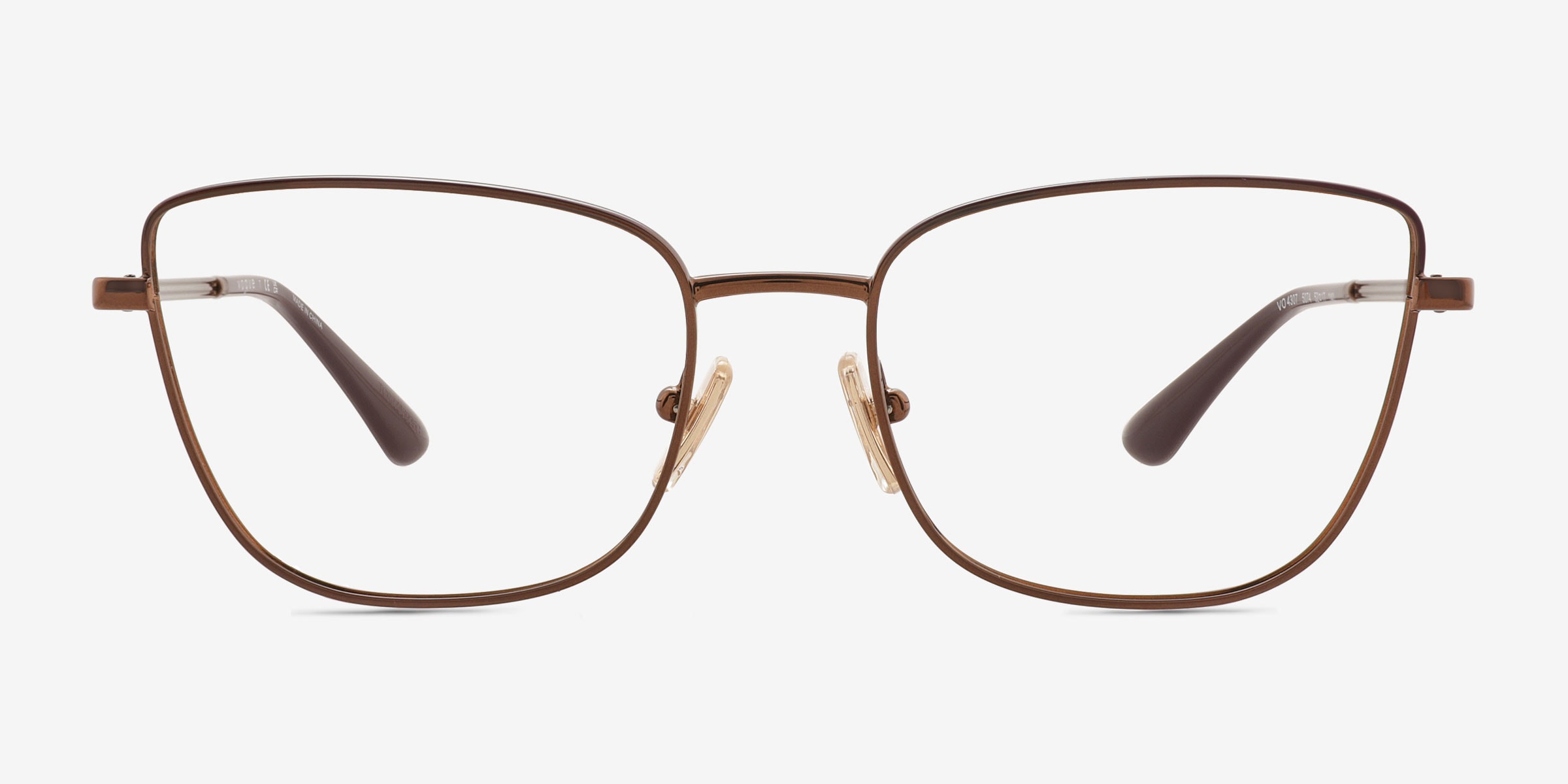 Vogue Eyewear VO4307 - Cat Eye Bronze Frame Eyeglasses | Eyebuydirect