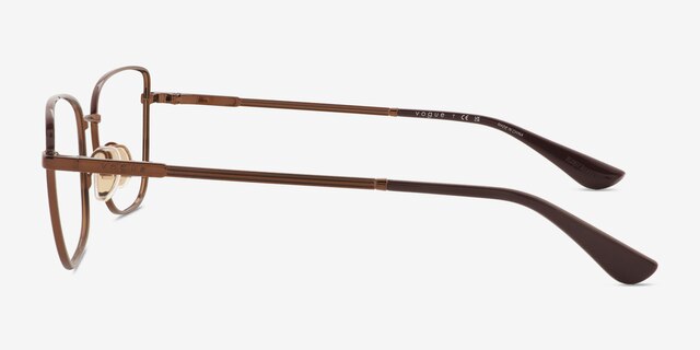 Vogue Eyewear VO4307 Bronze MetalEyeglass Frames from EyeBuyDirect, Side View