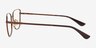 Vogue Eyewear VO4307 Bronze MetalEyeglass Frames from EyeBuyDirect, Side View