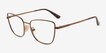Vogue Eyewear VO4307 Bronze MetalEyeglass Frames from EyeBuyDirect, Angle View