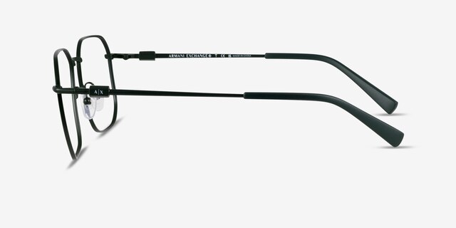 Armani Exchange AX1066 Matte Green MetalEyeglass Frames from EyeBuyDirect, Side View