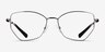 Armani Exchange AX1067 Shiny Gunmetal MetalEyeglass Frames from EyeBuyDirect, Front View