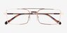 Vogue Eyewear VO4310 Rose Gold MetalEyeglass Frames from EyeBuyDirect, Closed View