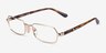 Vogue Eyewear VO4351 Pale Gold MetalEyeglass Frames from EyeBuyDirect, Angle View