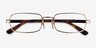 Vogue Eyewear VO4351 Pale Gold MetalEyeglass Frames from EyeBuyDirect, Closed View