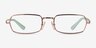 Vogue Eyewear VO4351 Light Brown MétalMontures de lunettes de vue d'EyeBuyDirect, Vue de Face