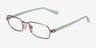 Vogue Eyewear VO4351 Light Brown MétalMontures de lunettes de vue d'EyeBuyDirect, Vue d'Angle