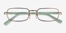 Vogue Eyewear VO4351 Light Brown MétalMontures de lunettes de vue d'EyeBuyDirect, Vue Rapprochée