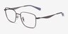 Coach HC5205 Satin Gunmetal MetalEyeglass Frames from EyeBuyDirect, Angle View