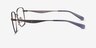 Coach HC5205 Satin Gunmetal MetalEyeglass Frames from EyeBuyDirect, Side View