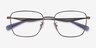 Coach HC5205 Satin Gunmetal MetalEyeglass Frames from EyeBuyDirect, Closed View