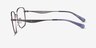 Coach HC5205 Satin Gunmetal MétalMontures de lunettes de vue d'EyeBuyDirect, Vue de Côté