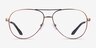Armani Exchange AX1077 Matte Bronze MétalMontures de lunettes de vue d'EyeBuyDirect, Vue de Face