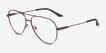 Armani Exchange AX1077 Matte Bronze MetalEyeglass Frames from EyeBuyDirect, Angle View