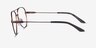 Armani Exchange AX1077 Matte Bronze MétalMontures de lunettes de vue d'EyeBuyDirect, Vue de Côté