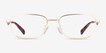 Coach HC5204 Satin Light Gold MetalEyeglass Frames from EyeBuyDirect, Front View
