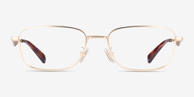 Coach HC5204 Satin Light Gold MetalEyeglass Frames from EyeBuyDirect, Front View