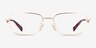 Coach HC5204 Satin Light Gold MetalEyeglass Frames from EyeBuyDirect, Front View