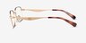 Coach HC5204 Satin Light Gold MetalEyeglass Frames from EyeBuyDirect, Side View