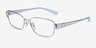 Coach HC5201 Shiny Silver MetalEyeglass Frames from EyeBuyDirect, Angle View