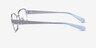 Coach HC5201 Shiny Silver MetalEyeglass Frames from EyeBuyDirect, Side View