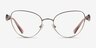 Swarovski SK1024 Argenté MétalMontures de lunettes de vue d'EyeBuyDirect, Vue de Face