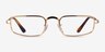 Ray-Ban RB3927V Arista Gold MetalEyeglass Frames from EyeBuyDirect, Front View