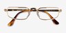 Ray-Ban RB3927V Arista Gold MetalEyeglass Frames from EyeBuyDirect, Closed View