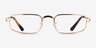 Ray-Ban RB3927V Arista Gold MétalMontures de lunettes de vue d'EyeBuyDirect, Vue de Face