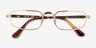 Ray-Ban RB3927V Arista Gold MétalMontures de lunettes de vue d'EyeBuyDirect, Vue Rapprochée