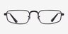 Ray-Ban RB3927V Noir MétalMontures de lunettes de vue d'EyeBuyDirect, Vue de Face