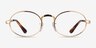 Ray-Ban RB3931V Arista Gold MétalMontures de lunettes de vue d'EyeBuyDirect, Vue de Face