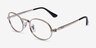 Ray-Ban RB3931V Silver MetalEyeglass Frames from EyeBuyDirect, Angle View