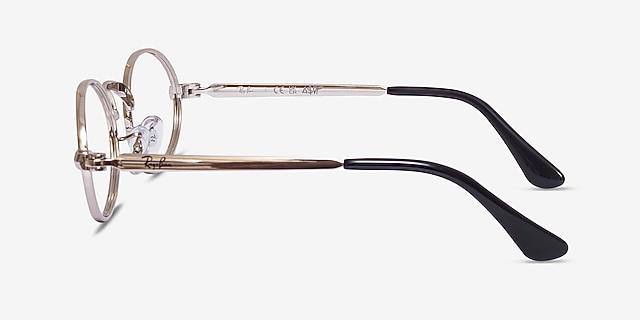 Ray-Ban RB3931V Silver MetalEyeglass Frames from EyeBuyDirect, Side View