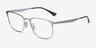 Ray-Ban RB6421 Brushed Gunmetal MetalEyeglass Frames from EyeBuyDirect, Angle View
