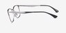 Ray-Ban RB6421 Brushed Gunmetal MetalEyeglass Frames from EyeBuyDirect, Side View