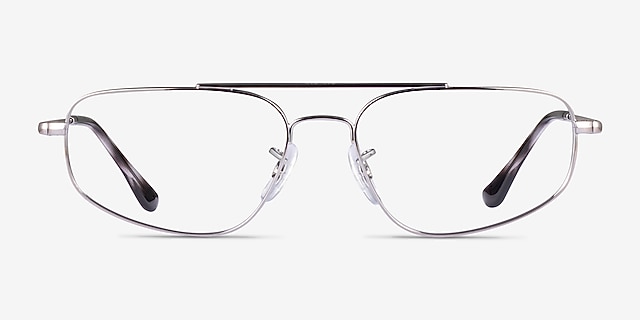 Ray-Ban RB6550 Gunmetal MetalEyeglass Frames from EyeBuyDirect, Front View