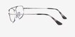 Ray-Ban RB6550 Gunmetal MetalEyeglass Frames from EyeBuyDirect, Side View