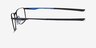 Oakley Socket 5.0 Satin Black Blue MétalMontures de lunettes de vue d'EyeBuyDirect, Vue de Côté