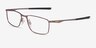 Oakley Socket 5.0 Satin Mahogany MétalMontures de lunettes de vue d'EyeBuyDirect, Vue d'Angle