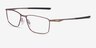 Oakley Socket 5.0 Satin Mahogany MétalMontures de lunettes de vue d'EyeBuyDirect, Vue d'Angle