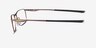 Oakley Socket 5.0 Satin Mahogany MétalMontures de lunettes de vue d'EyeBuyDirect, Vue de Côté