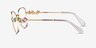 Swarovski SK1025 Gold MetalEyeglass Frames from EyeBuyDirect, Side View