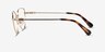 Swarovski SK1007 Pale Gold MétalMontures de lunettes de vue d'EyeBuyDirect, Vue de Côté