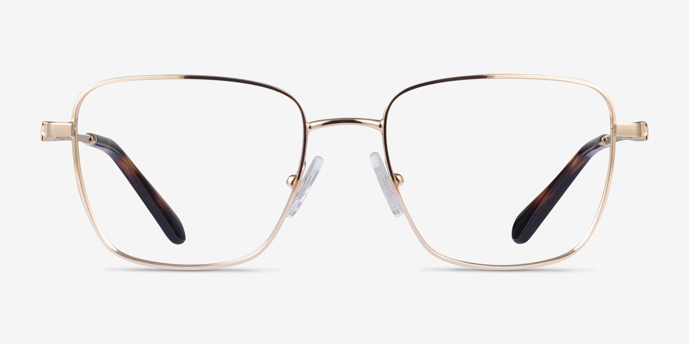 Swarovski SK1003 - Rectangle Pale Gold Frame Glasses For Women