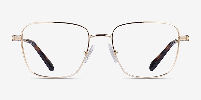 Swarovski SK1003 Pale Gold MetalEyeglass Frames from EyeBuyDirect, Front View