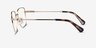 Swarovski SK1003 Pale Gold MétalMontures de lunettes de vue d'EyeBuyDirect, Vue de Côté