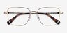 Swarovski SK1003 Pale Gold MétalMontures de lunettes de vue d'EyeBuyDirect, Vue Rapprochée