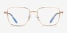 Swarovski SK1003 Gold MetalEyeglass Frames from EyeBuyDirect, Front View