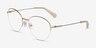 Swarovski SK1004 Pale Gold MétalMontures de lunettes de vue d'EyeBuyDirect, Vue d'Angle